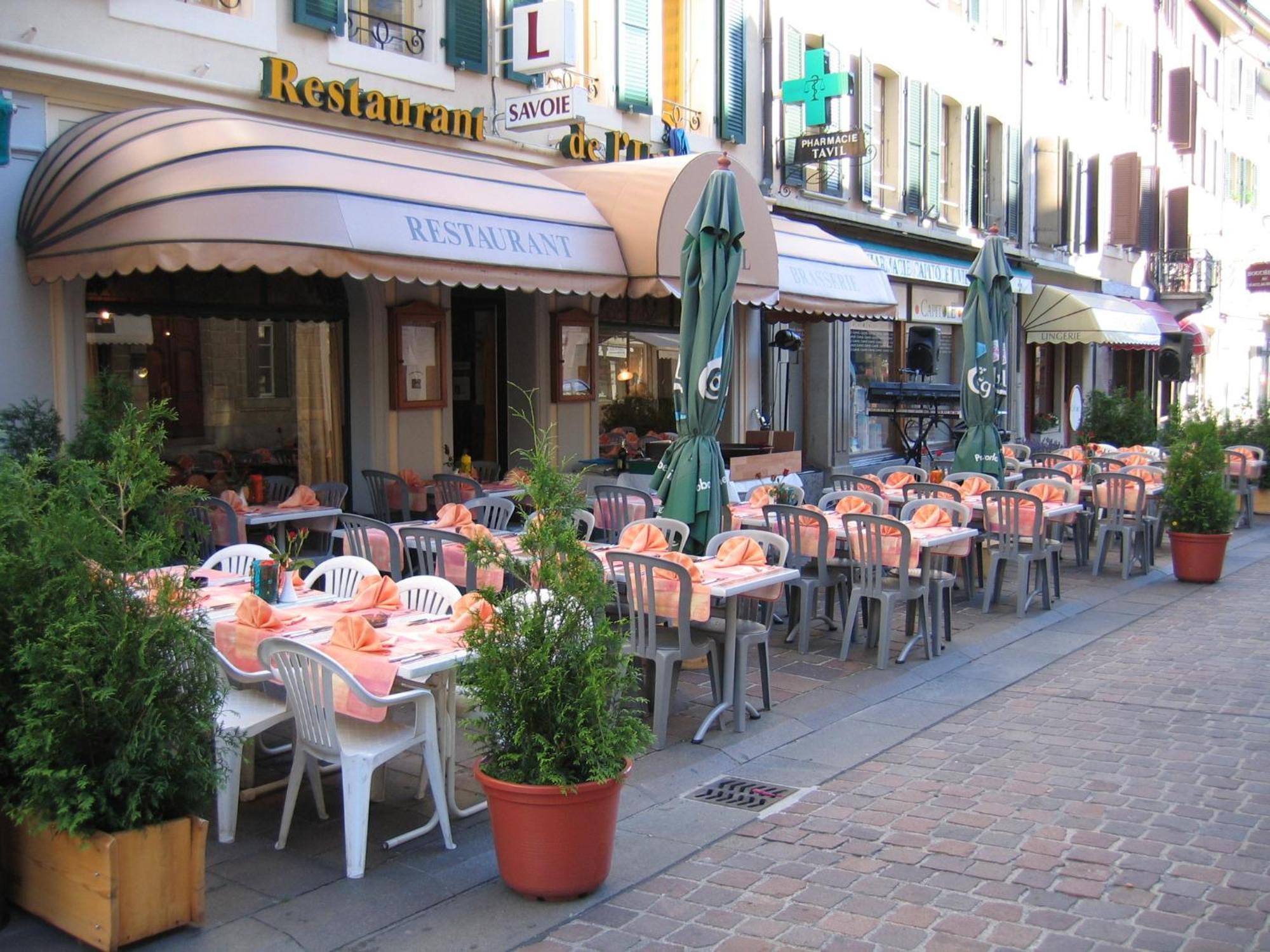 Hotel De Savoie มอร์เกส ภายนอก รูปภาพ